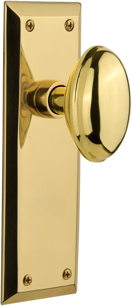 Nostalgic Warehouse New York Plate & Homestead Door Knob | Amazon (US)
