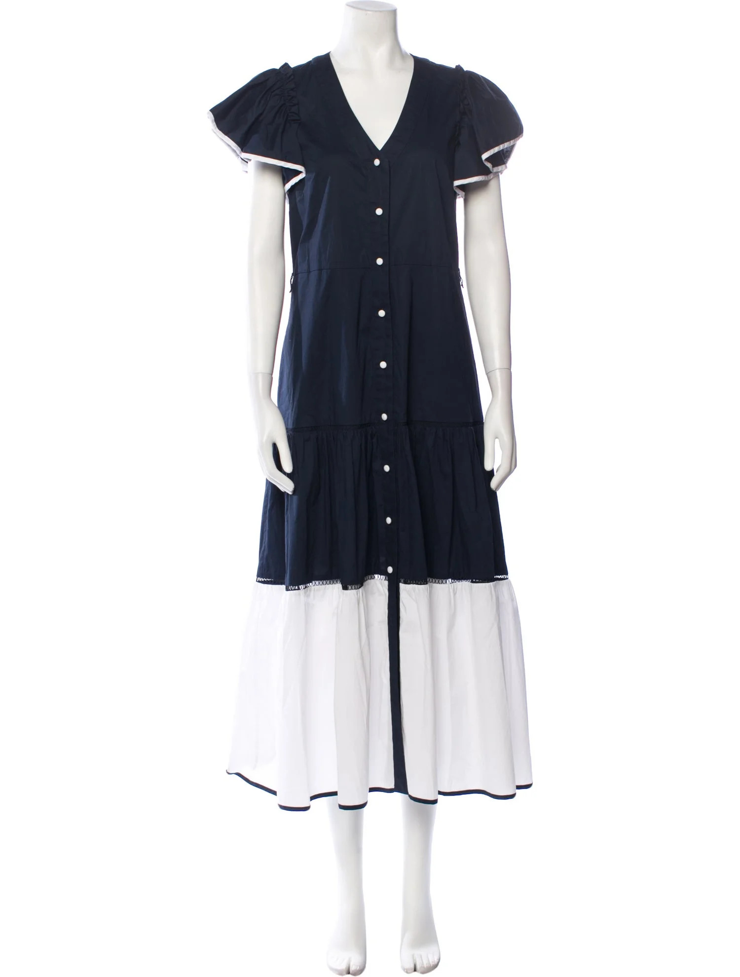 V-Neck Long Dress | The RealReal