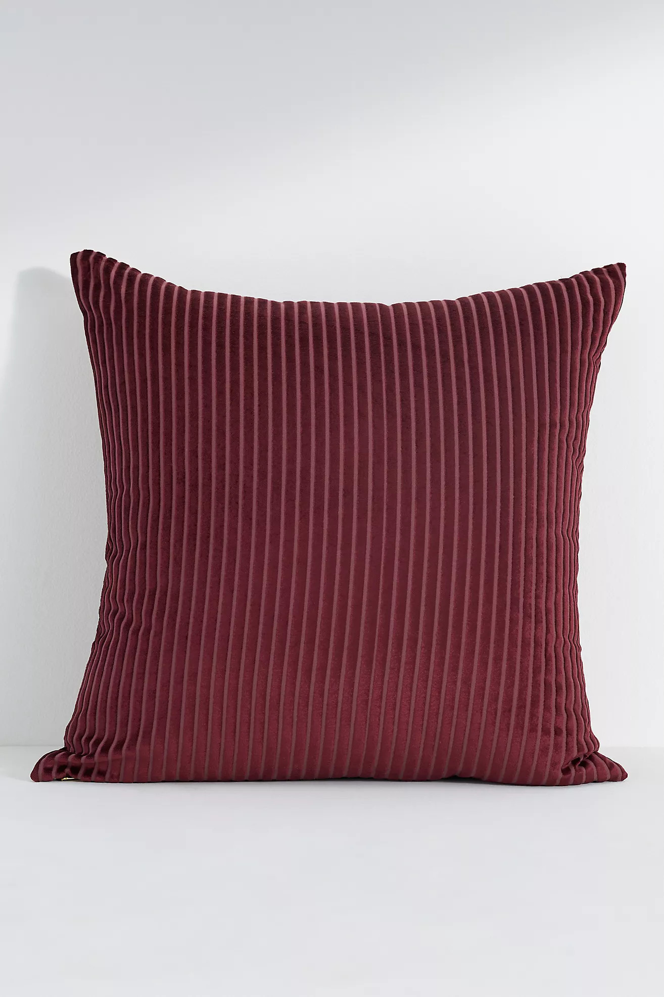 Fiora Ribbed Velvet Pillow | Anthropologie (US)