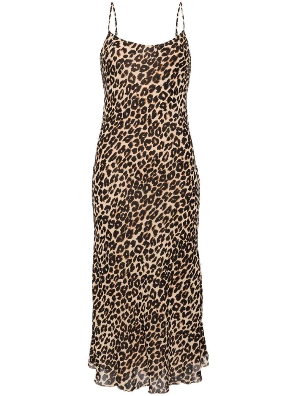 Reformation Emerick cheetah-print midi dress - Brown | Farfetch Global