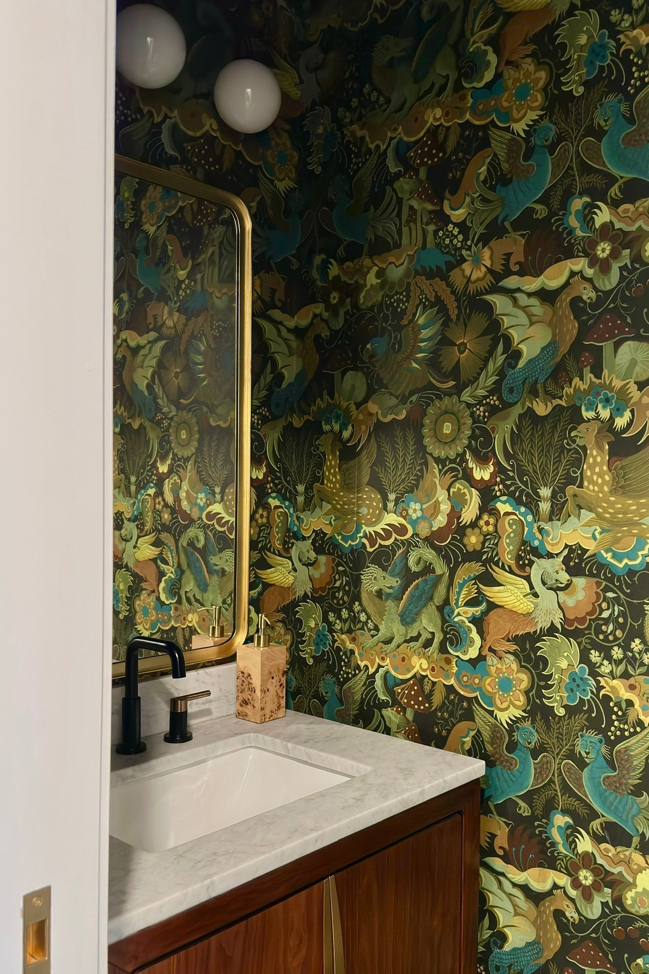 SALE ALERT!🚨 Snag this luxe bathroom vanity for less! Solid walnut wood, a white marble countertop, and mid-century flair.  Cheers to Wayday deals! @Wayfair 

#LTKHome #LTKSaleAlert