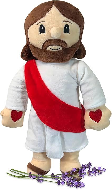 Jesus - Microwavable & Weighted Plush Stuffed Animal - Heated Plushie for Warmth - Cute, Soft, Co... | Amazon (US)