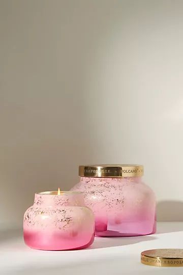 Capri Blue Pink Shimmer Jar Candle | Anthropologie (US)