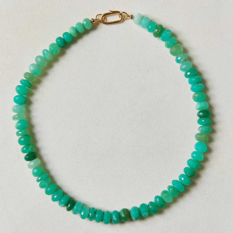 Chryso-Chalcedony Gemstone Necklace | HART