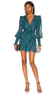 House of Harlow 1960 x REVOLVE Sumner Mini Dress in Deep Teal from Revolve.com | Revolve Clothing (Global)