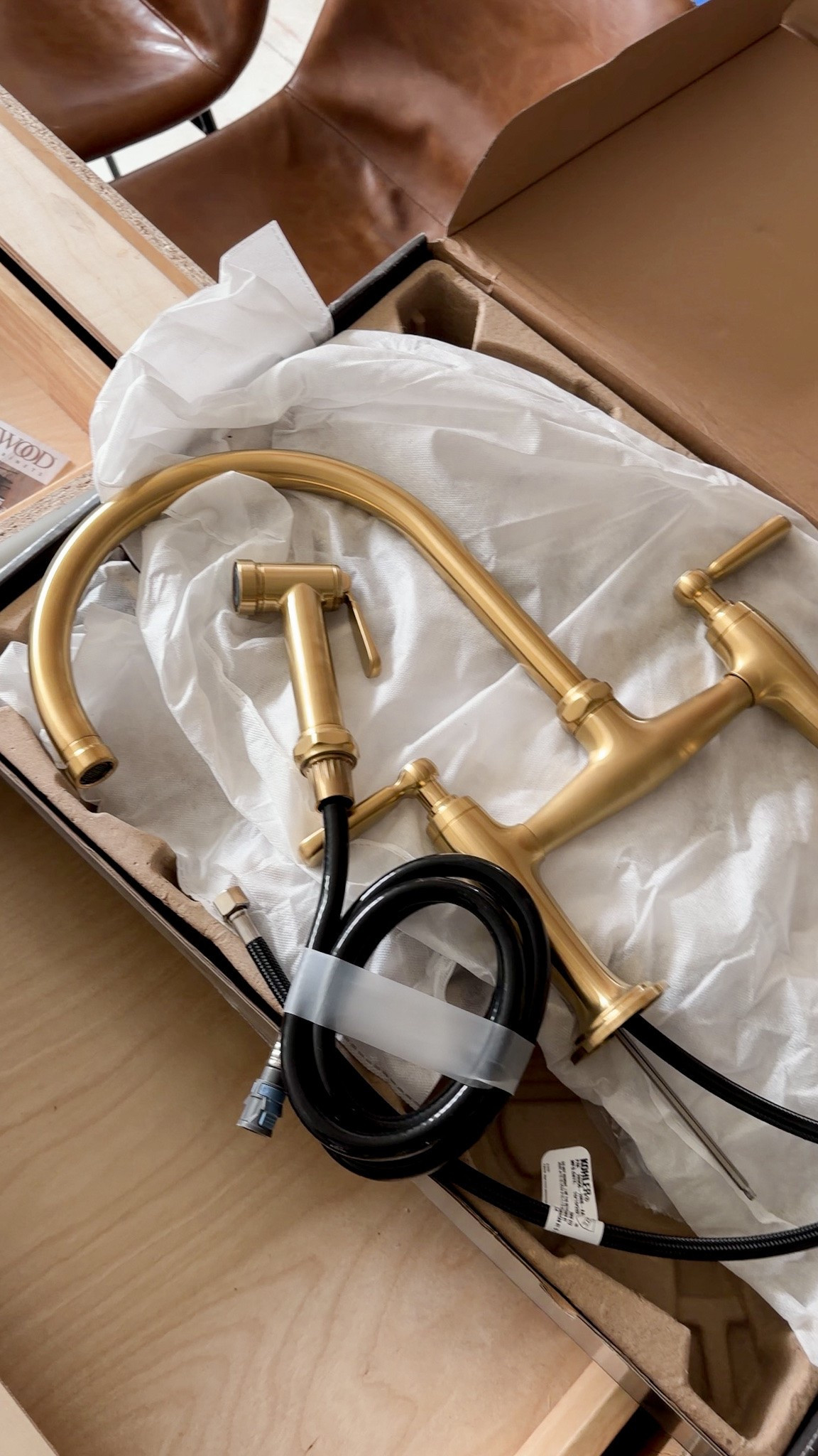 So excited to see our bridge faucet installed in the basement kitchen 😍 

McGee and co, edalyn, @Wayfair kitchen, decor, home decor, plumbing, bridge, faucet, kitchen, faucet, brass faucet, gold faucet, hand sprayer ￼

#LTKHome #LTKSaleAlert #LTKstorytime