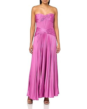 AMUR Women's Del Pleated Gown | Amazon (US)