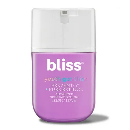 Bliss Youth Got This Skin Smoothing Retinol Serum With Amino Acids Peptides Squalane Antioxidants 0.67 fl oz | Walmart (US)