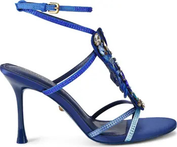 Kurt Geiger London Lobster Ankle Strap Satin Sandal (Women) | Nordstrom | Nordstrom