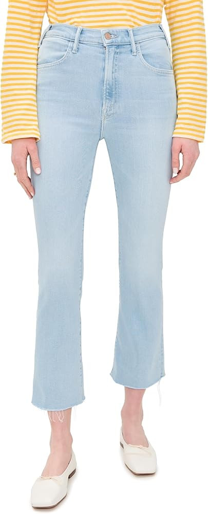 MOTHER Women's The Hustler Ankle Fray Jeans | Amazon (US)