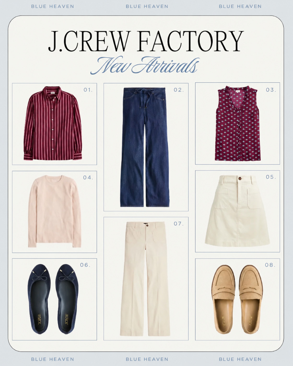 JCrew Factory New Arrivals! 😍 j crew factory, jcrew factory, j crew factory new arrivals, jcrew factory new arrivals, j crew factory fall, j crew factory fall fashion, j crew factory fall new arrivals, j crew factory women, fall new arrivals, fall fashion, fall outfits, fall outfit ideas, fall wardrobe, fall capsule wardrobe, fall transition outfits, classic fall style, preppy fall style, polished casual, modern classic style, affordable fashion, elevated basics, fall workwear, business casual, office outfits, fall sweaters, cardigan sweater, crewneck sweater, striped sweater, sweater shell, fall tops, striped button down, poplin shirt, rugby shirt, long sleeve tee, smocked top, fall dresses, midi dress, smocked midi dress, fall jeans, wide leg jeans, bootcut jeans, dark wash jeans, fall pants, wide leg pants, Lizzie wide leg pants, fall skirts, fall jackets, blazer, loafers, ballet flats, fall shoes, leather handbag, suede handbag, fall accessories, stripes, polka dots, gingham, plaid, animal print, chocolate brown outfit, vintage burgundy, dark green outfit, navy outfit, neutral fall outfit, fall layering, wardrobe staples, classic preppy style, women over 30 style, women over 40 style, tall friendly fashion, petite friendly fashion, affordable workwear, polished fall outfits, everyday fall outfits #LTKootd #LTKgrwm 

 #LTKuk #LTKstyletip #LTKfamily
