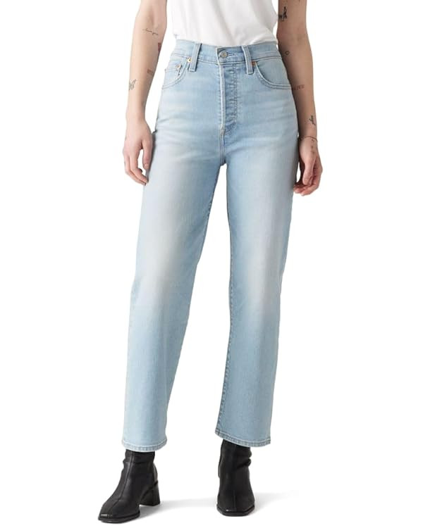 Levi's Women's Ribcage Straight Ankle Jeans | Amazon (US)