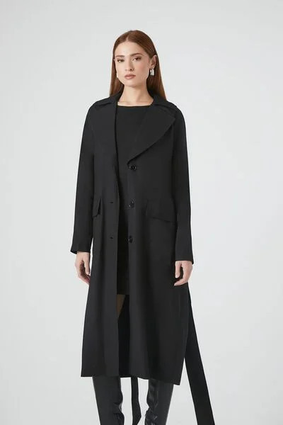 Tie-Front Trench Coat | Forever 21 (US)