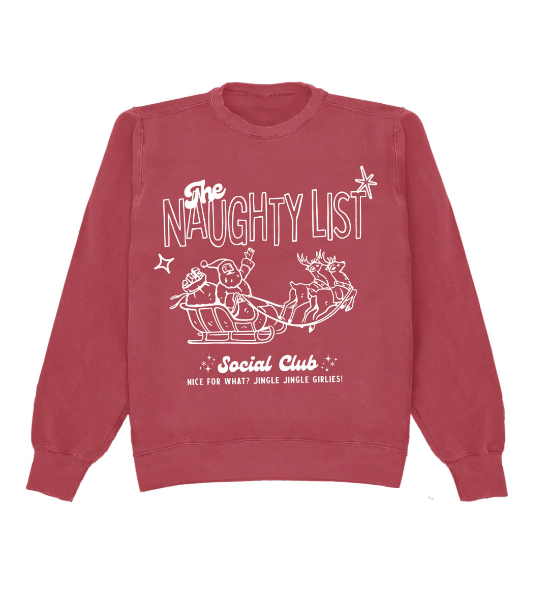 The Naughty List Social Club Crewneck | Shop Kristin Jones
