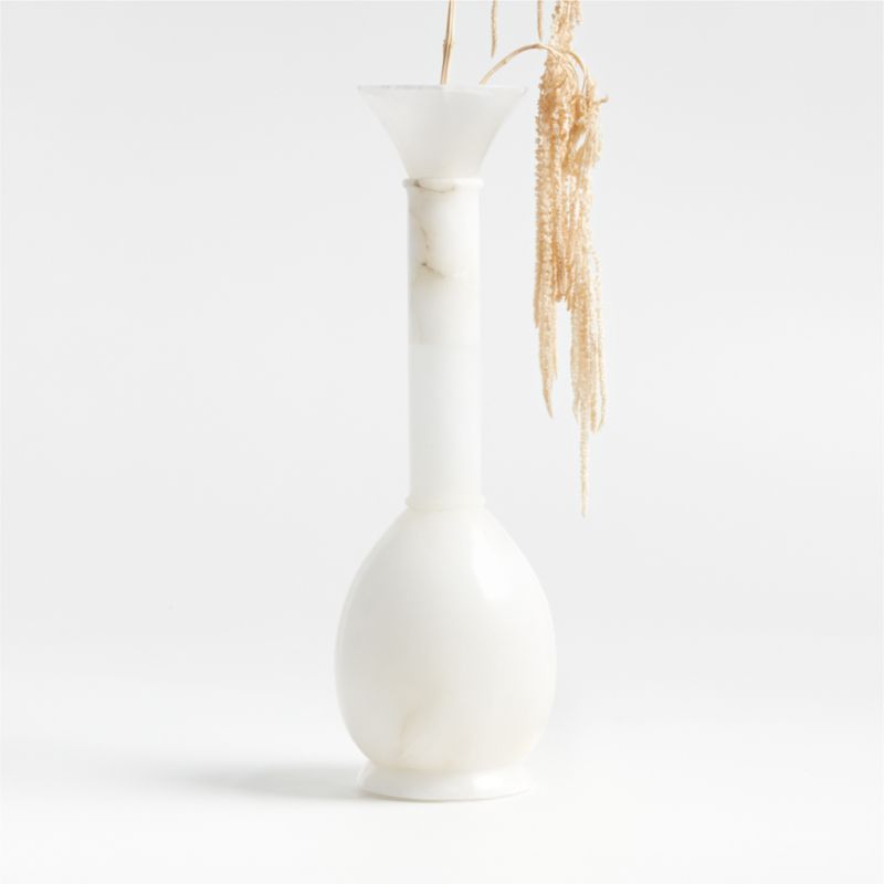 Vecchio Alto Alabaster Vase 19" by Athena Calderone + Reviews | Crate & Barrel | Crate & Barrel