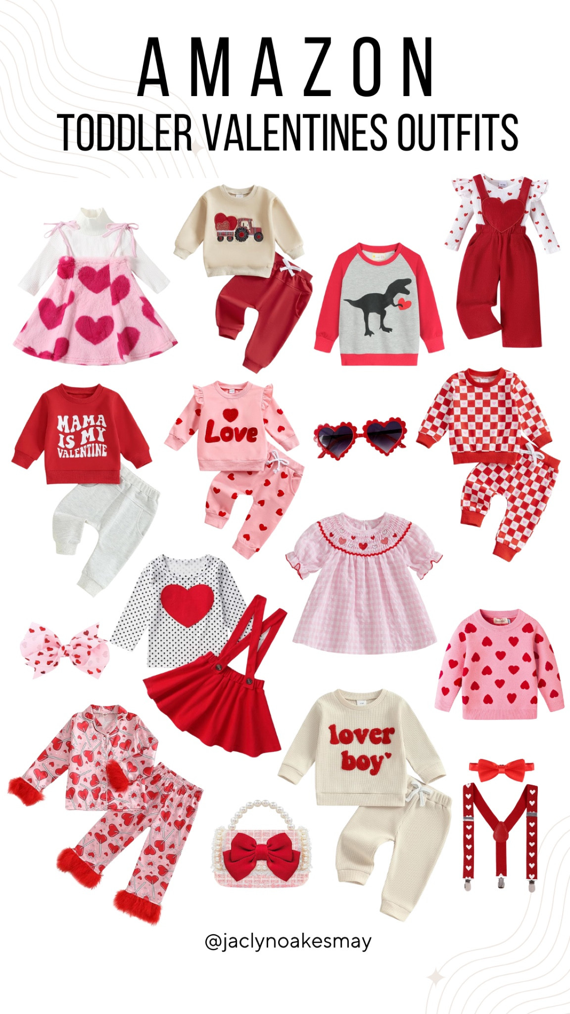 Heart-melting Valentine’s Day outfits for your little loves! 💕 From adorable dresses for toddler girls to dapper looks for the boys, these Amazon finds are sweet, stylish, and budget-friendly. Perfect for playdates, photos, or class parties! 🥰✨

#toddlerstyle #valentines #LTKtoddlers
 #ToddlerValentineStyle #AmazonFinds #LTKkids #LTKfamily #BudgetFriendlyFashion

#LTKFindsUnder50 #LTKBaby #LTKFamily
