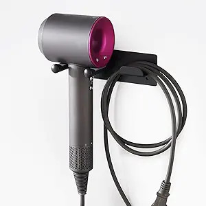 Hair Dryer Holder Wall Mounted, Self Adhesive Blow Dryer Holder Hair Dryer Organizer Hair Dryer H... | Amazon (US)