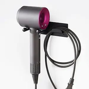Hair Dryer Holder Wall Mounted, Self Adhesive Blow Dryer Holder Hair Dryer Organizer Hair Dryer H... | Amazon (US)
