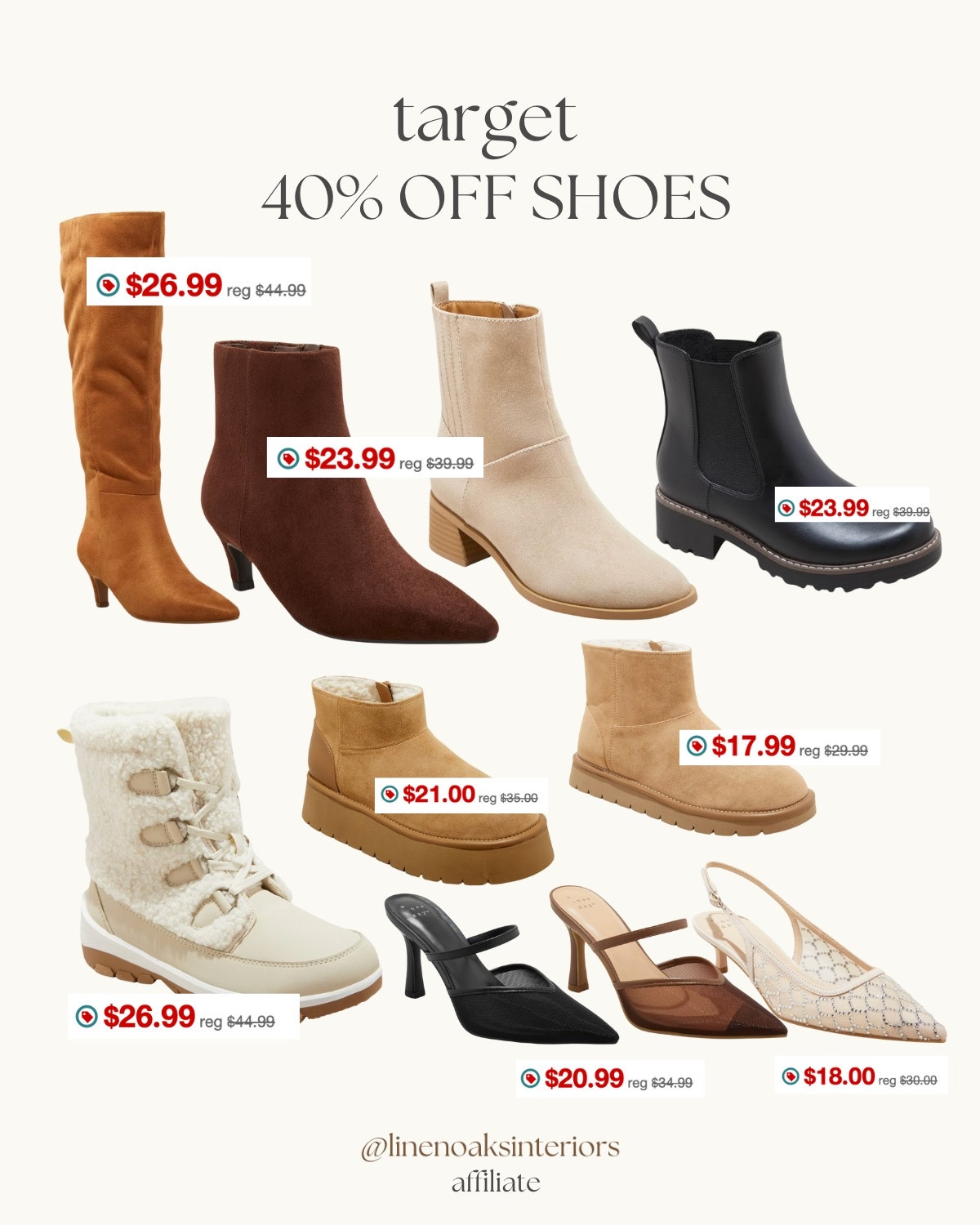 Target has 40% off shoes TODAY only!!! For the whole fam!!