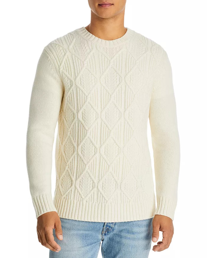 The Men's Store at Bloomingdale's The Men's Store at Bloomingdales' Diamond Pattern Pullover Swea... | Bloomingdale's (US)