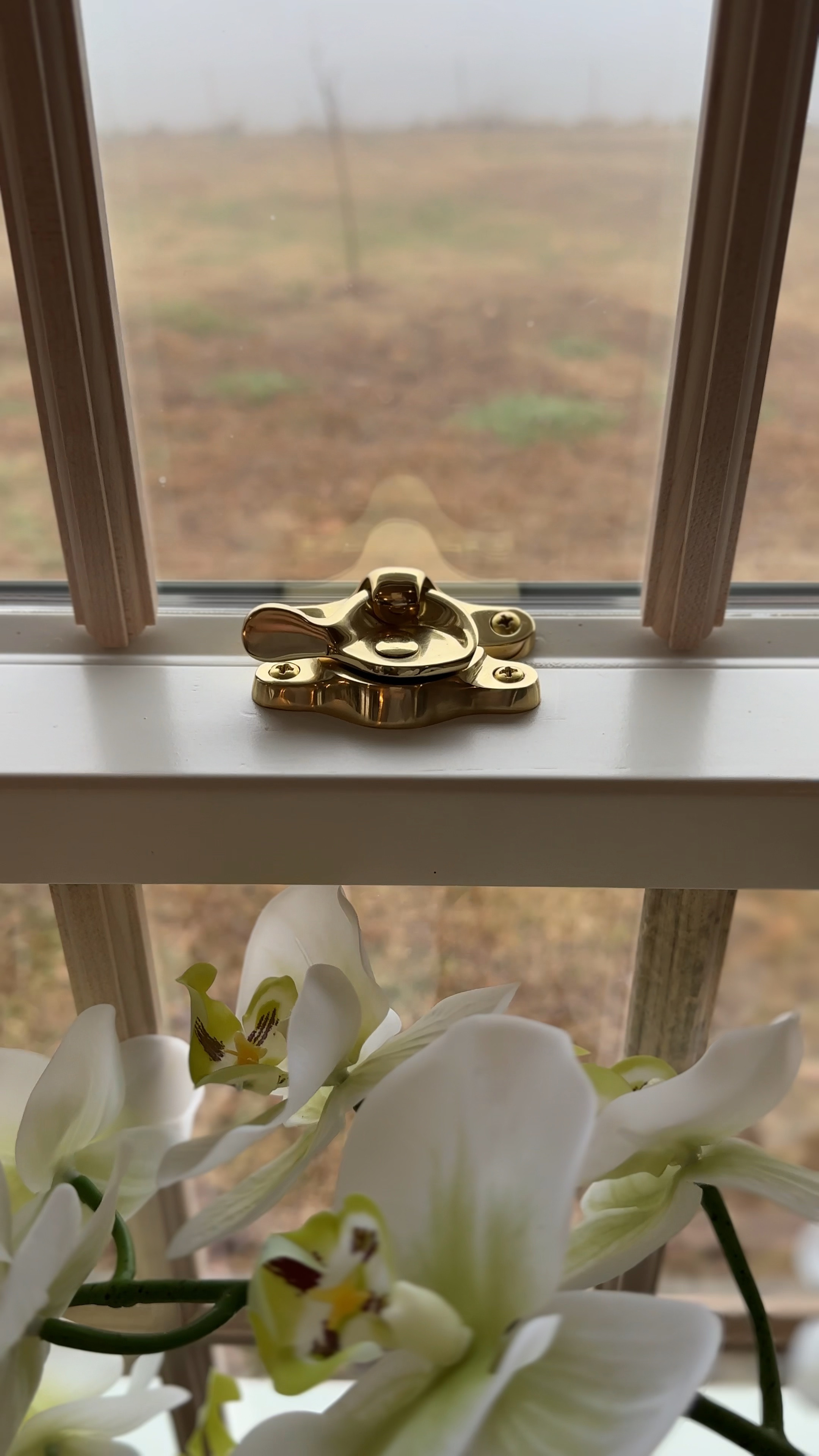 Changed out our old gray sash locks for these solid brass locks, and I love them so much  

#LTKHome