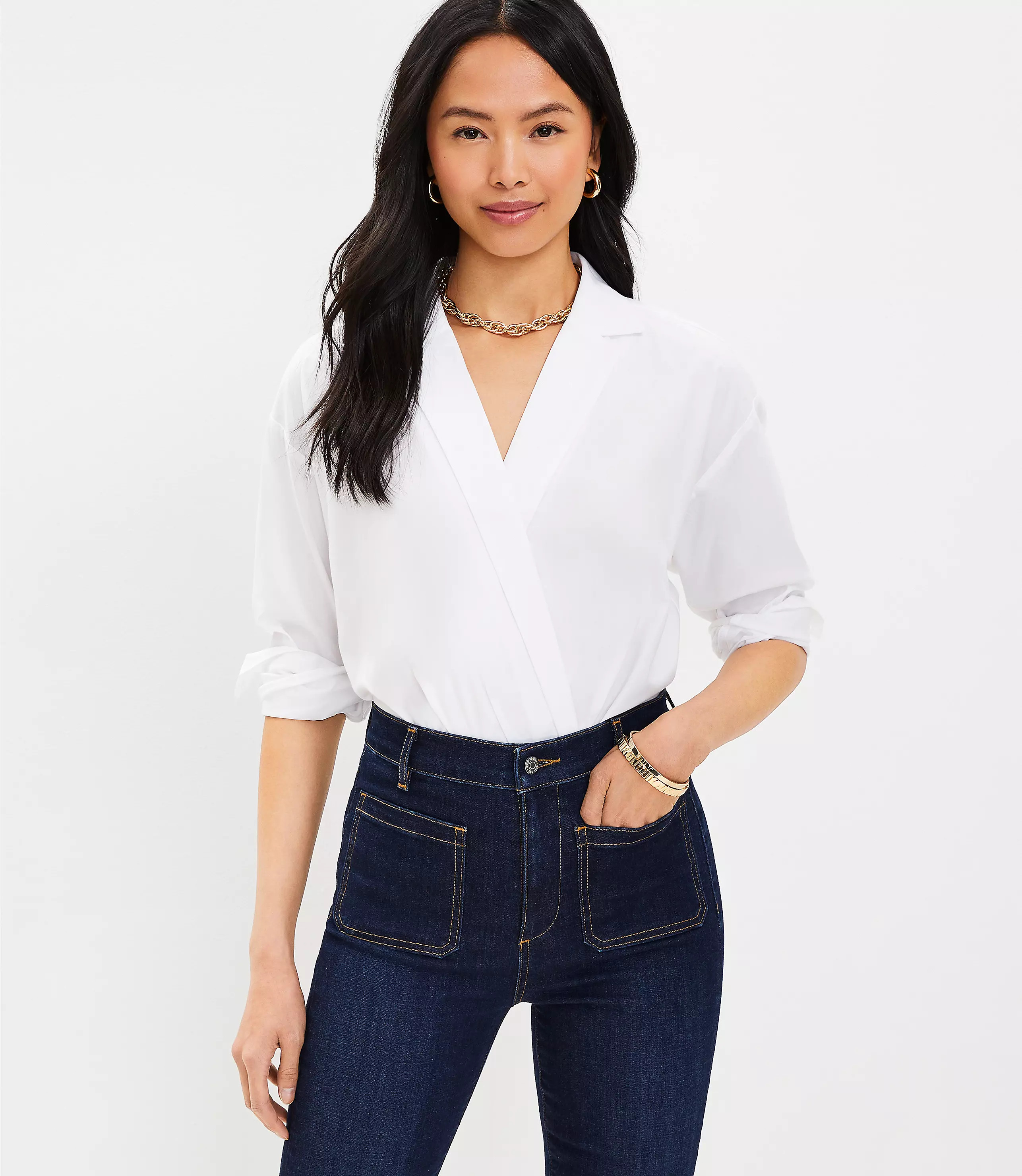 Crossover Everyday Shirt | LOFT