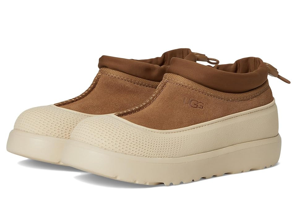 UGG Kids Tasman Weather Hybrid (Toddler/Little Kid/Big Kid) Kid's Shoes Chestnut/Whitecap : 1 Little Kid M, Suede | Zappos
