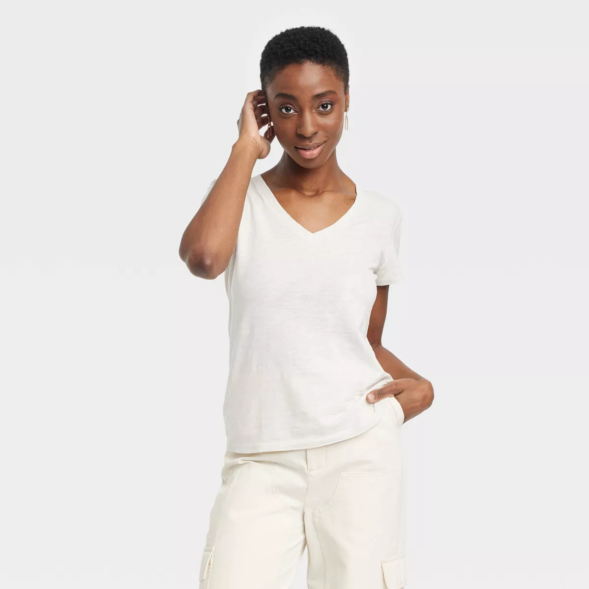 Women's Short Sleeve V-Neck T-Shirt - Universal Thread™ | Target