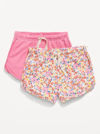 Functional Drawstring French Terry Pull-On Shorts for Toddler Girls | Old Navy (US)