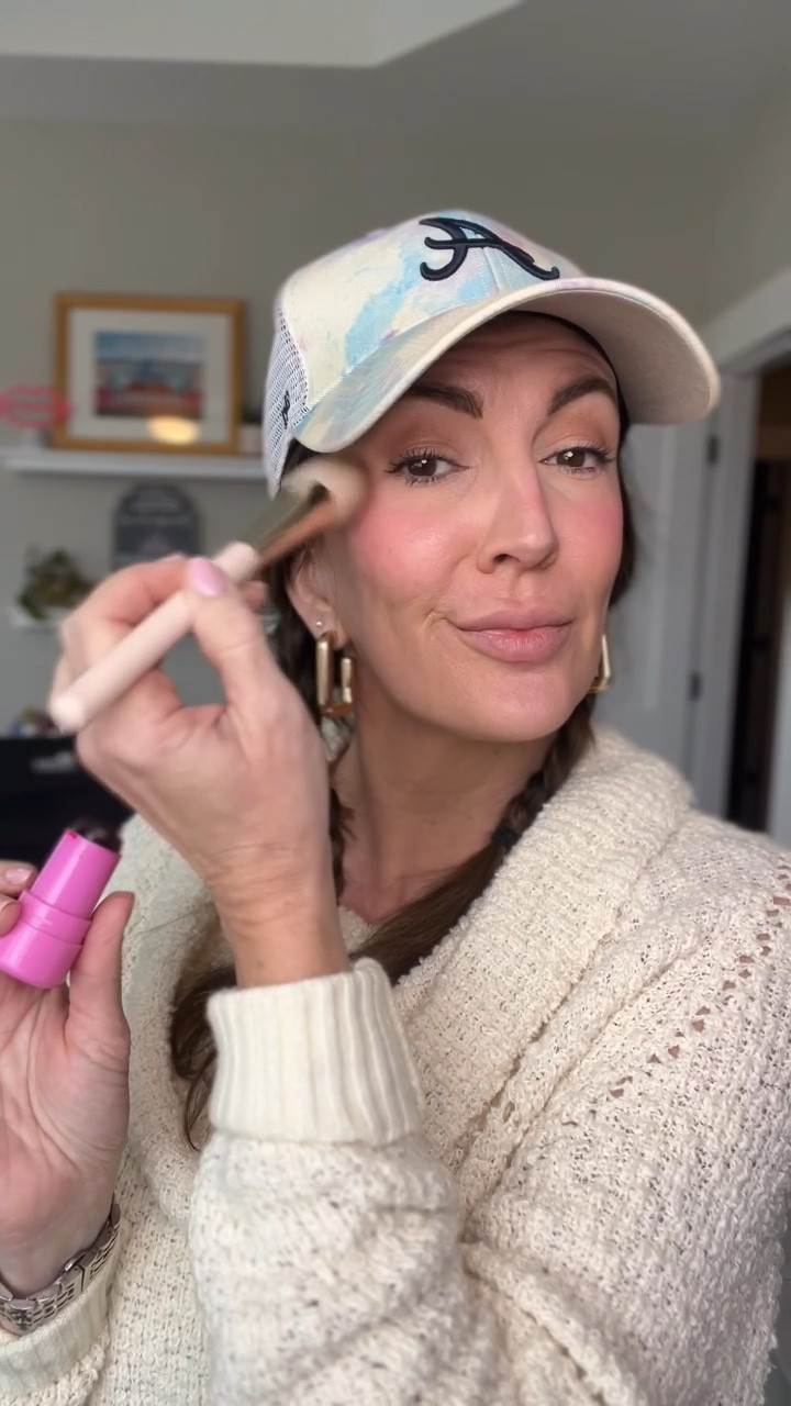 🩷❤️the most GORGEOUS CHEEK STAINS that have staying power! The use of a cream blush brush is my fave way to apply these. // shade : burst 

#LTKOver40 #LTKBeauty #LTKFindsUnder50