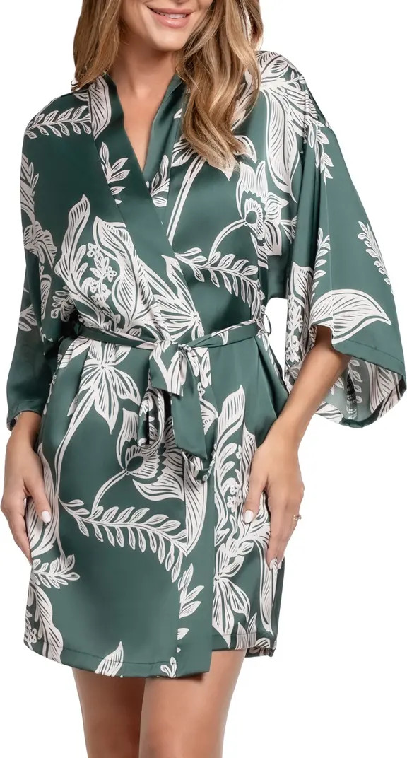 Floral Satin Wrap | Nordstrom