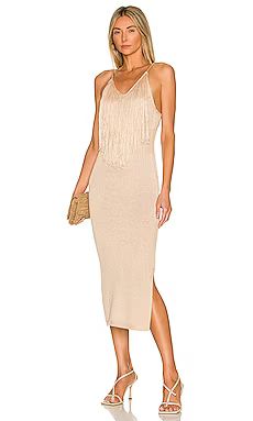 525 Fringe Tank Dress in Oat from Revolve.com | Revolve Clothing (Global)