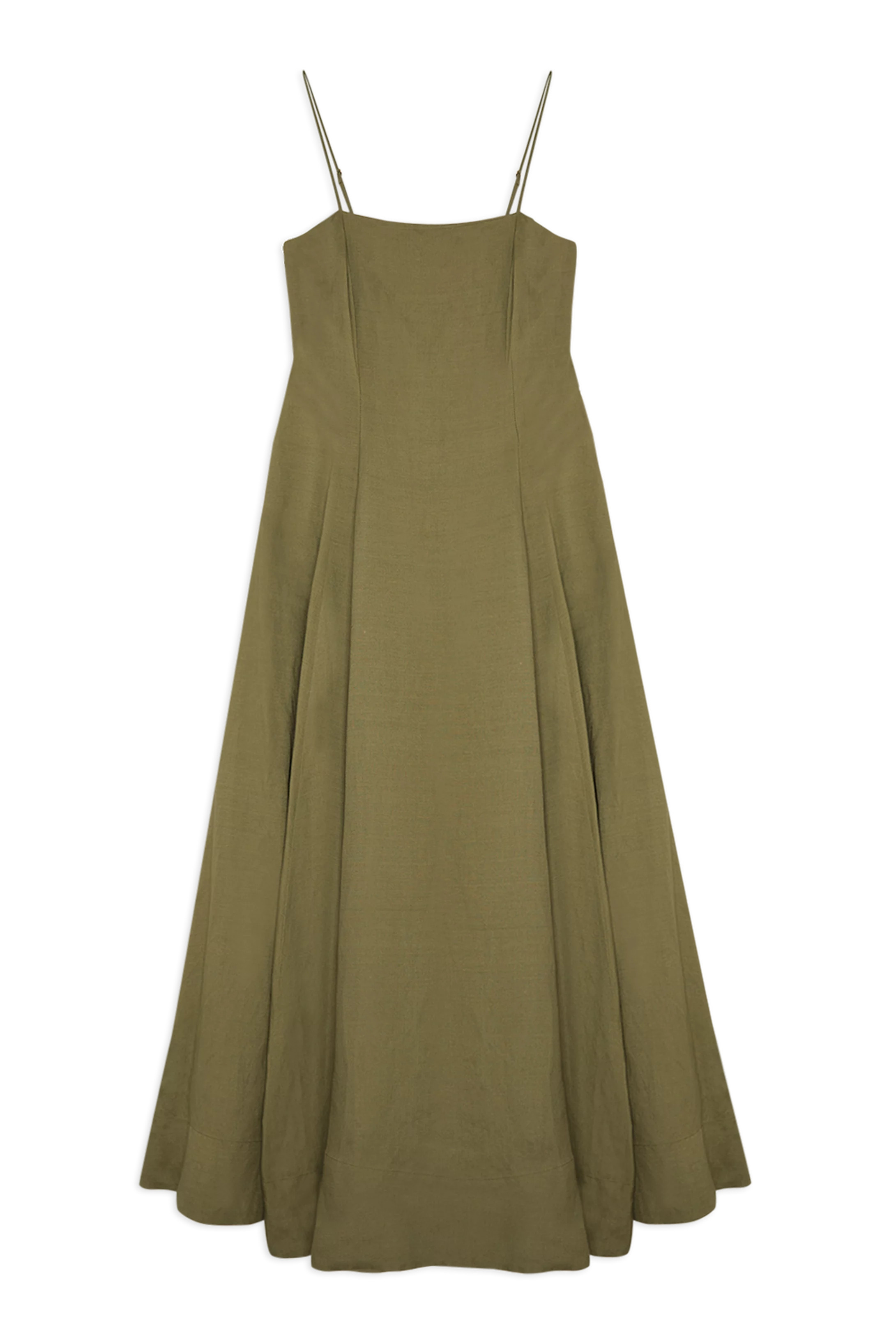Lydia Millen Linen Woven Strappy Maxi Dress | Karen Millen UK + IE + DE + NL