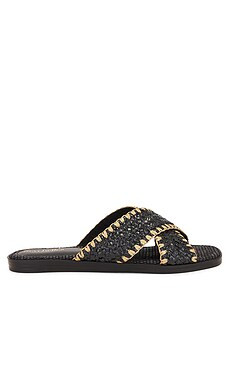 Seychelles Pomelo Sandal in Black Raffia from Revolve.com | Revolve Clothing (Global)