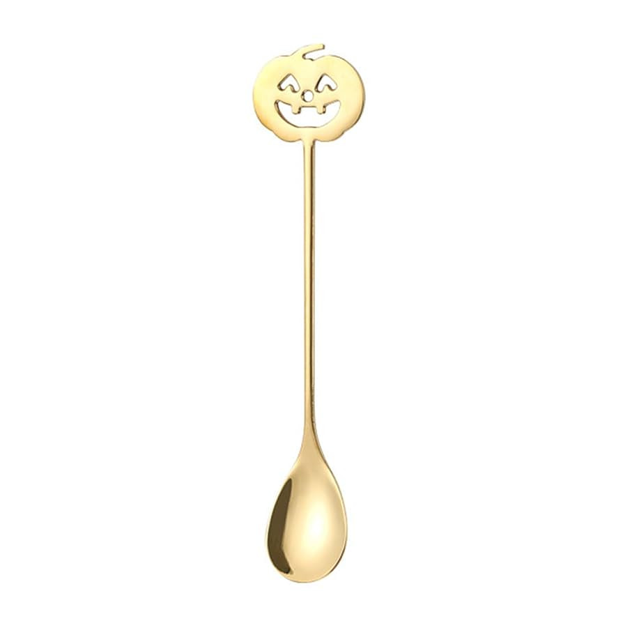 Halloween Spoon Stainless Steel Mixing Coffee Stirrer Spoon With Pumpkin Head Stainless Steel Des... | Amazon (US)