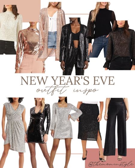 New Years Eve Outfit Ideas - New Years Eve - Sparkle Outfit - Black Sequins - Silver Outfit 

#LTKHoliday #LTKstyletip #LTKSeasonal