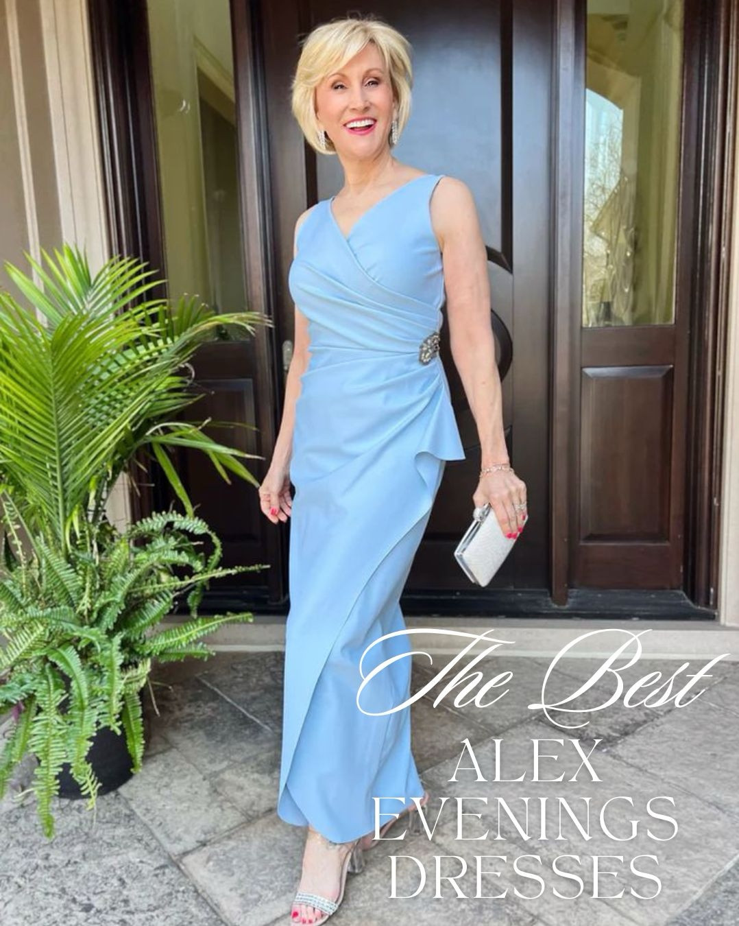 👗✨ The Best Alex Evenings Dresses.
Perfect for weddings, galas and special moments. 
Elegance meets effortless beauty in every design. Here are my top picks for unforgettable occasions. 💫

🩷 The Disco Pink Wrap Top & Flowy pants- This chic two-piece set brings style and comfort together. 
🩷All About the Lace -
Dance the night away in this lace cascade ruffle dress. 
🩷 Showstopper Energy-
Make an entrance in this cornflower blue bow detail dress. Figure-flattering and photo-ready.
🩷 Floral Grace Meets Sleek Design-
This stunning stretch crepe gown hugs in all the right places, while the floral strap detail adds just the right touch of romance

Let me know in the comments below which look is your favorite?💃🏼🤩

#ShineBright #AlexEveningsGlam

#LTKOver40 #LTKWedding #LTKSeasonal