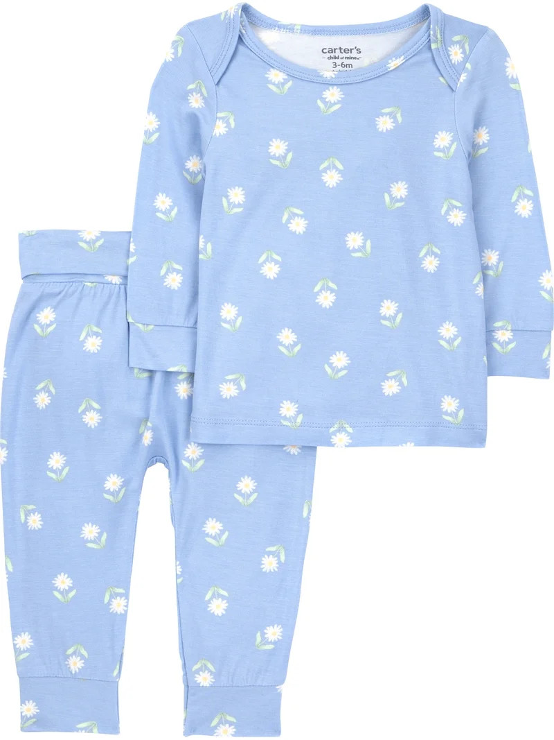 Carter's Child of Mine Baby ComfySoft Outfit Set, 2-Piece Sizes Preemie-12 Months | Walmart (US)