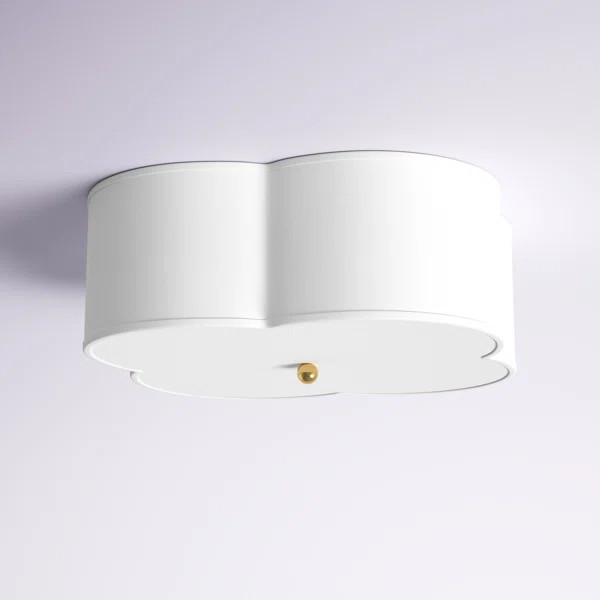 Alice 2 - Light 17'' Shaded Drum Flush Mount | Wayfair North America