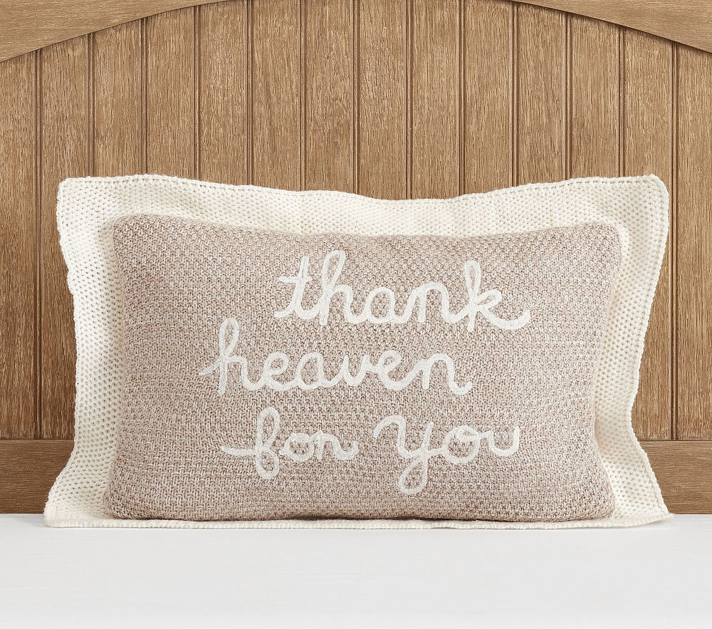 Thank Heaven Pillow | Pottery Barn Kids