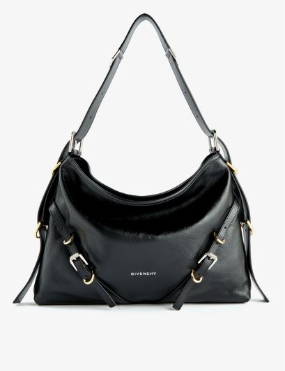Womens Black Voyou Medium Leather Shoulder bag 31.5x37cm | Selfridges