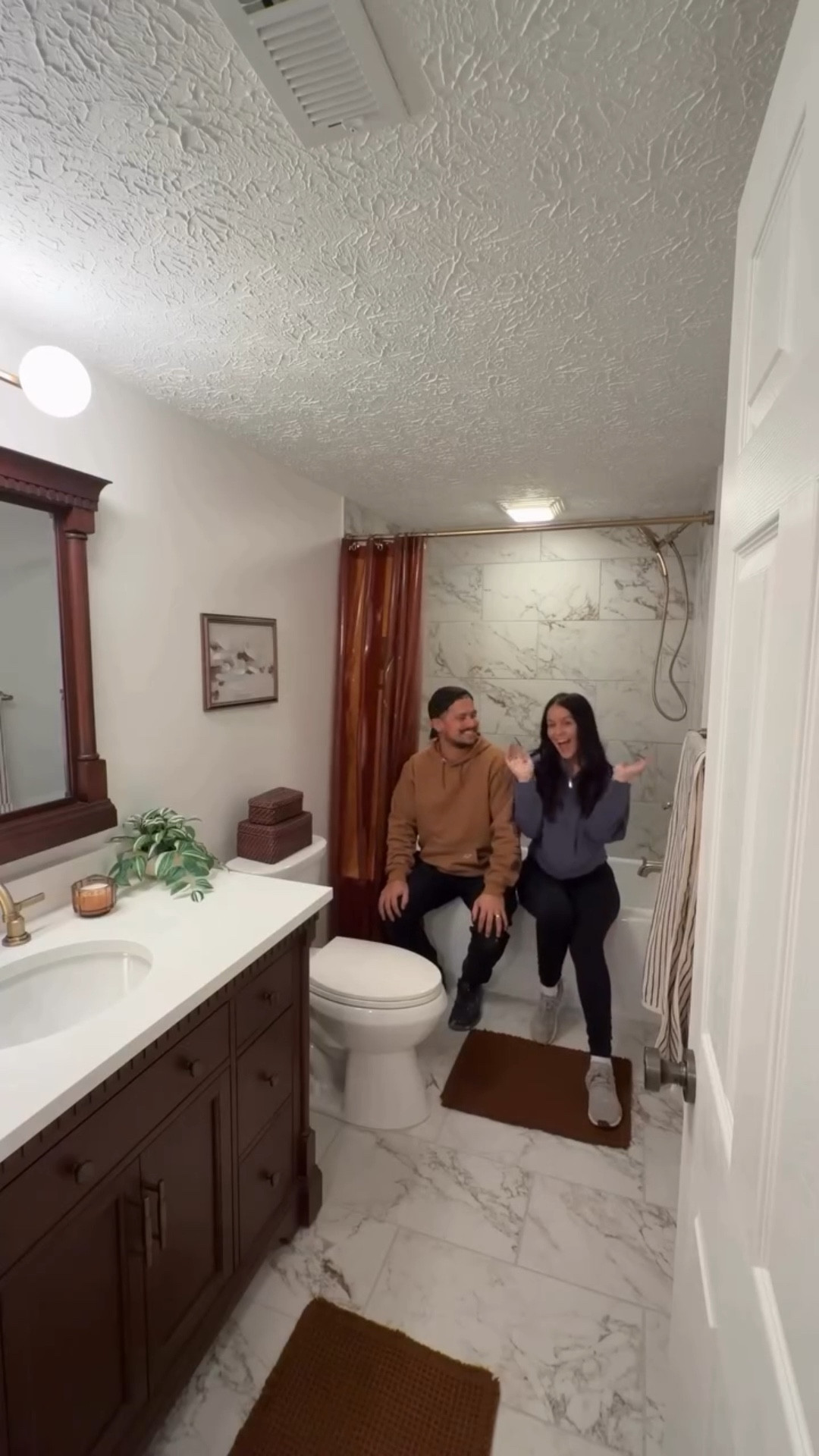 The full process of adding a full bathroom and finished laundry room to this unfinished basement!