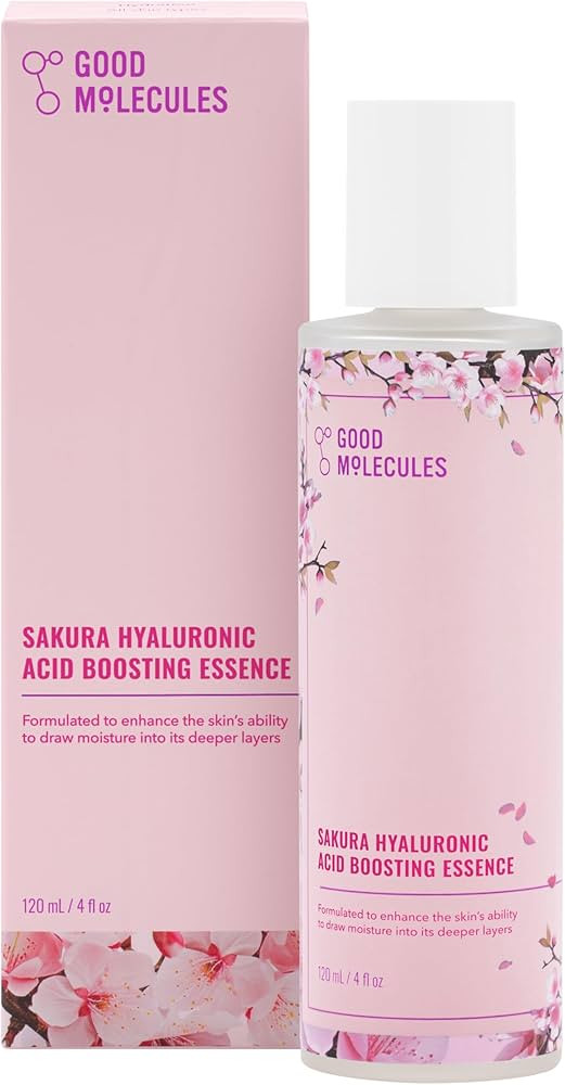 Good Molecules Sakura Hyaluronic Acid Boosting Essence - Ultra Hydrating Facial Moisturizer - Ski... | Amazon (US)