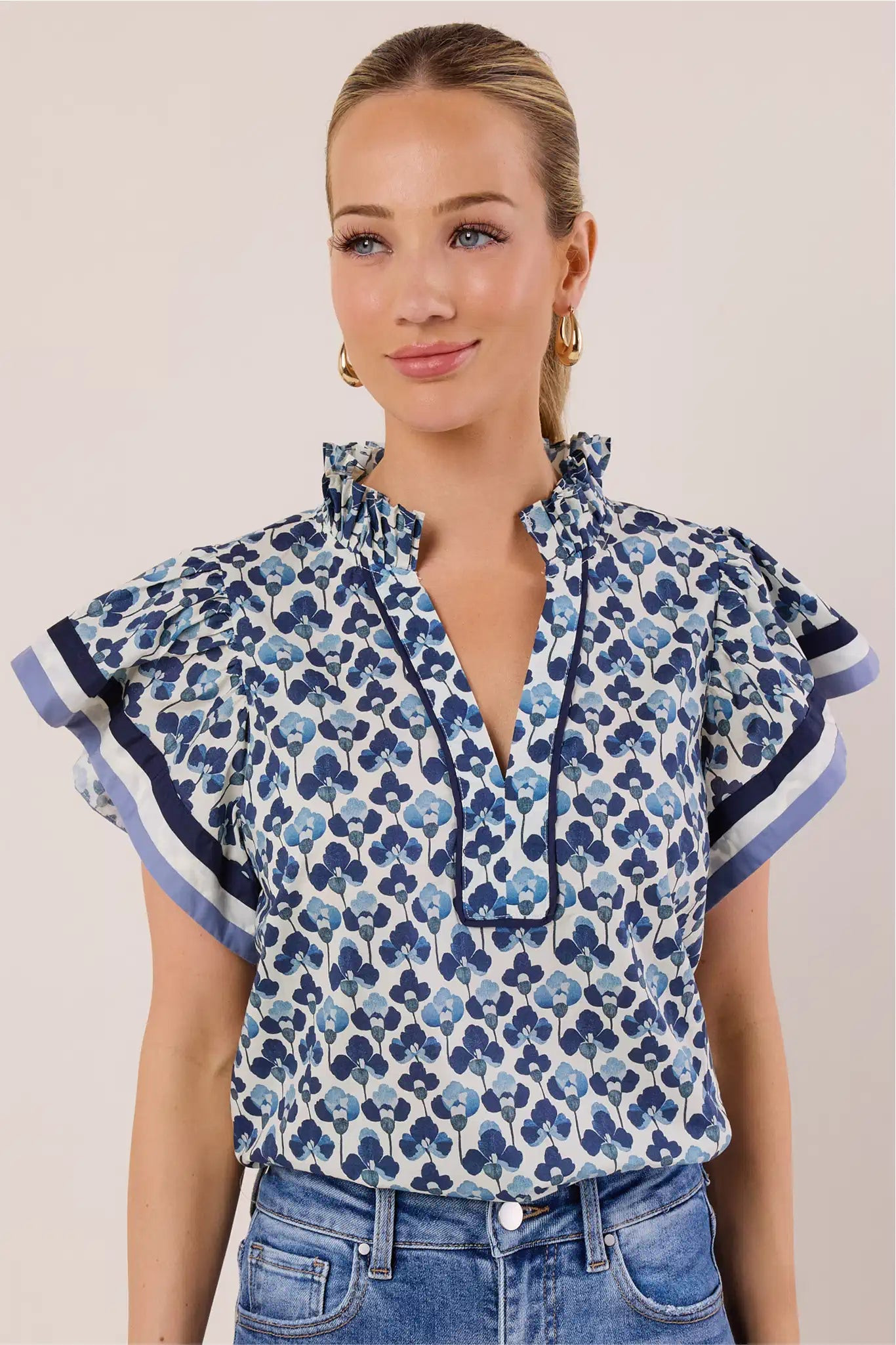 Winona Top- Blue | Avara