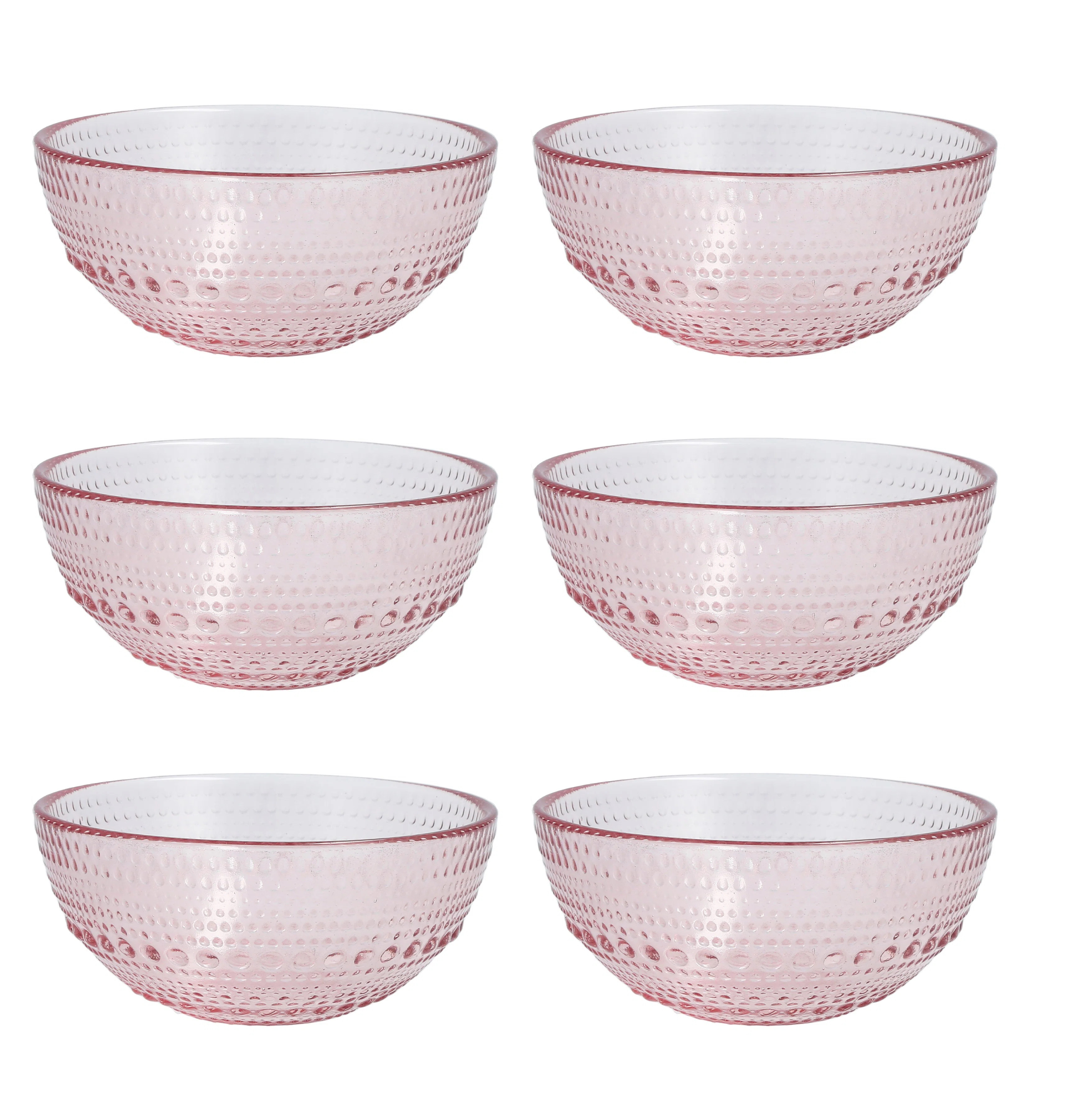 Fortessa Jupiter Vintage Glassware All Purpose Bowl (Set of 6) | Birch Lane