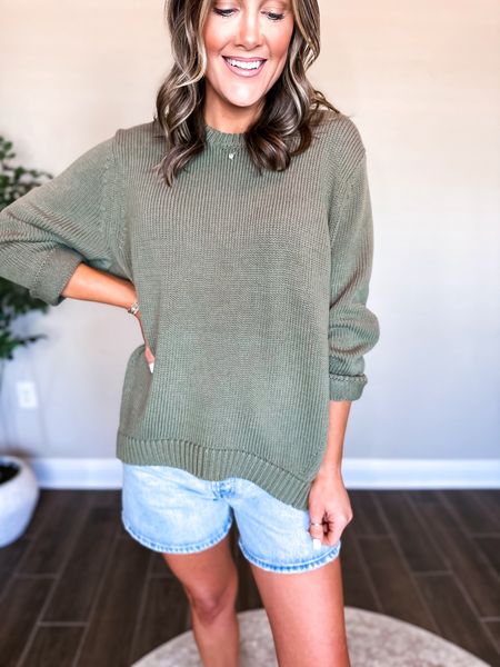 This sweater is perfect for Spring, comes in several colors and is an extra 20% off right now! I’m wearing a small in the color Desert Thyme 

#LTKfindsunder100 #LTKsalealert #LTKstyletip