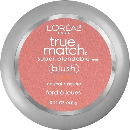 L'Oreal Paris True Match Super Blendable Blush, Soft Powder Texture, Apricot Kiss, 0.21 oz | Walmart (US)