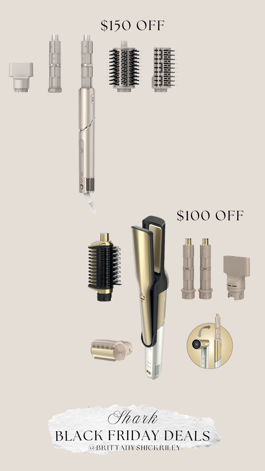 Black Friday Deal Shark FlexStyle $150 off Shark Glam Hot Tool $100 off! Such a great gift and great investment! Healthy at home blowout hair style  

#LTKBeauty #LTKGiftGuide #LTKCyberWeek