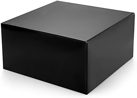 Mesha Black Gift Boxes 8x8x4 Inch, Cardboard Paper Gifts Box with Lids For Present, Bridesmaid Propo | Amazon (US)