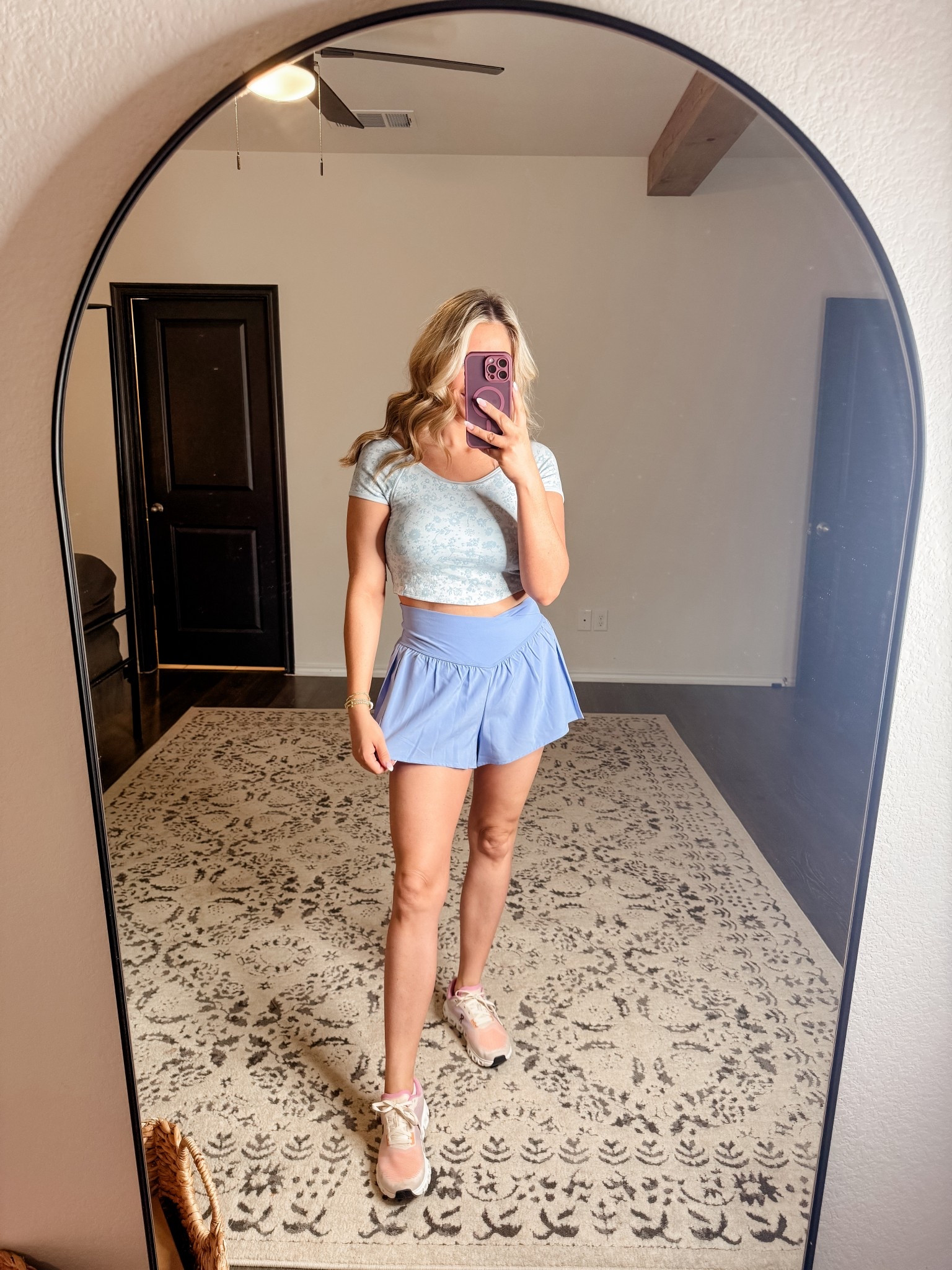 Love this outfit from Joy lab at target! The blues and floral print are beautiful! Wearing a size M on top and bottom 

#LTKActive #LTKootd